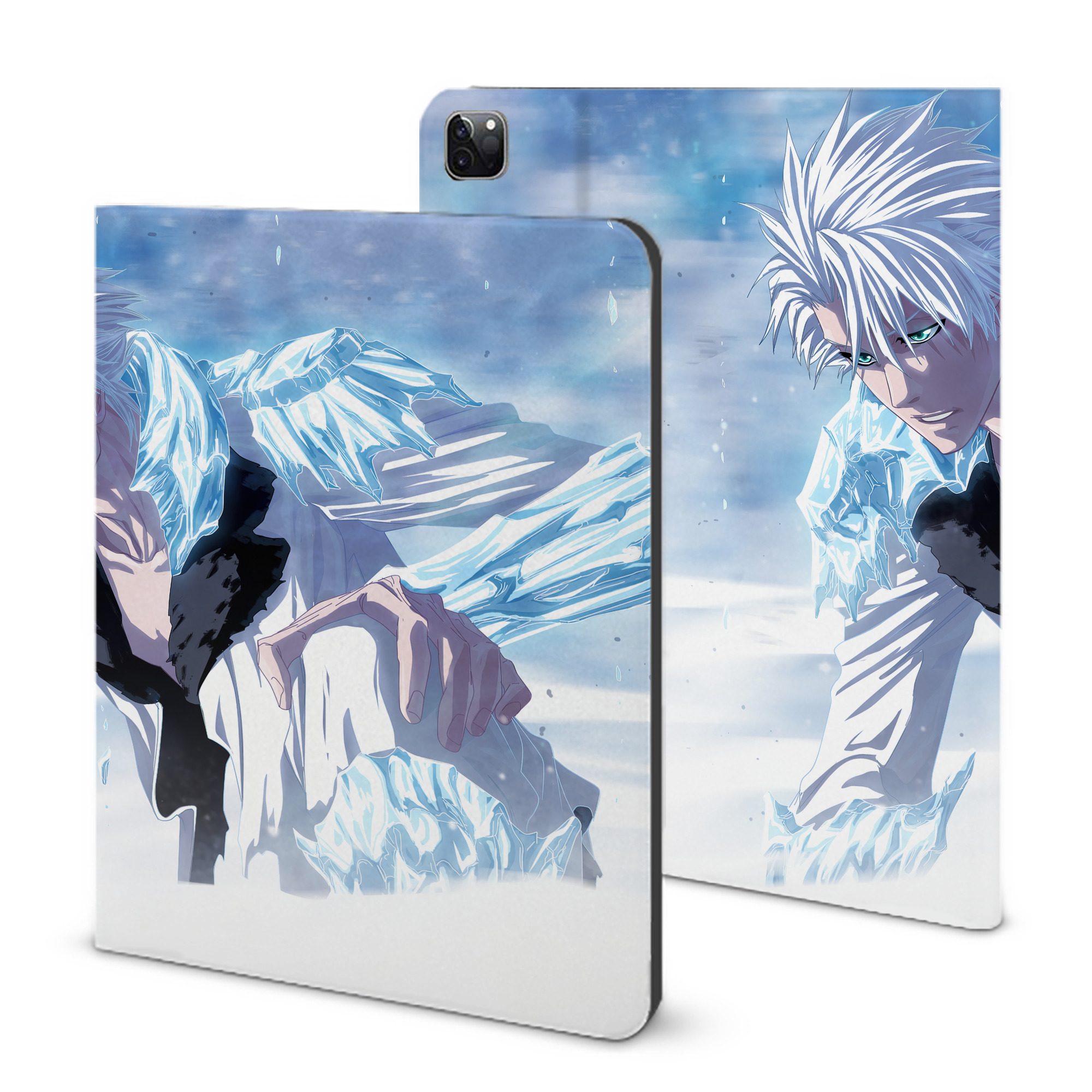 （画像用） ブリーチ BLEACH IPad ケース ブック型 PUレザー TPU 耐衝撃 軽量 薄型 ペン収納なし 全面保護 IPad 各モデル対応
